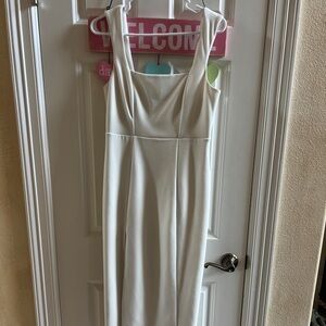 Show Me Your MuMu Cream Midi Dress